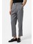 Gri Yüksek Bel Italyan Kalıp Pileli Erkek Pantolon 1