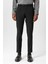 Siyah Regular Fit Duble Paça Erkek Pantolon 1