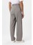 Açık Gri Baggy Yüksek Bel Erkek Kumaş Pantolon 5