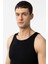 Siyah Slim Fit Erkek Atlet 4