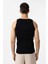 Siyah Slim Fit Erkek Atlet 5