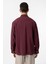 Bordo Modal Kumaş Relax Fit Erkek Gömlek 5