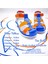 Ortopedik Erkek Bebek ve Çocuk Sandaleti Cayman Serisi CYM2404b Saks Turuncu 23 5