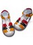 Ortopedik Erkek Bebek ve Çocuk Sandaleti Cayman Serisi CYM2404b Haki Sarı 24 3