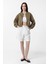 Haki Crop Kadın Bomber Mont 2