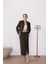 Haki Crop Kadın Blazer Ceket 1