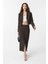 Haki Crop Kadın Blazer Ceket 3