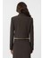 Haki Crop Kadın Blazer Ceket 5