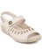 Terra 31130-045 Anatomik Taban Kadın Sandalet Full Krem 36-40 1
