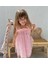 Kız Çocuk Papatya Nakışlı Askılı Elbise Ket Baby HPN001 1