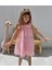 Kız Çocuk Papatya Nakışlı Askılı Elbise Ket Baby HPN001 4