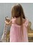 Kız Çocuk Papatya Nakışlı Askılı Elbise Ket Baby HPN001 5