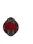 Death Logo Red Patch Yama Nakış 1