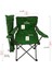 2 Adet Katlanır Kamp Sandalyesi Taşıma Çantalı Bardaklıklı Yeşil 3