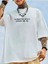 Unisex Uzay Gezegen Baskılı Oversize T-Shirt 2
