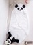 Pamuk Yumuşacık Kız-Erkek doğan/bebek Banyo Kundak Havlusu Beyaz/panda Desenli 1