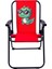 Baby Dinazor 2-6 Yaş Lüx Çocuk Piknik Sandalyesi-Mini Kamp Sandalyesi-Kırmızı 1