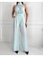 Mint Yeşili Halter Yaka Uzun Tulum 4