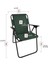 Kamp Sandalyesi Katlanır Sandalye Piknik Sandalyesi Plaj Sandalyesi Yeşil 3
