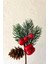 Yılbaşı Kozalaklı, Narlı, Kokinalı Yapay Çiçek 1 Adet 1