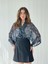Tasarım Mini Kimono Kadın Antrasit 4
