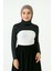 Dik Yaka Boyunluklu Kolluk - Pamuk Bolero Crop, Uzun Kollu Balıkçı Yaka, Rahat ve Şık Tasarım 3