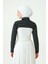 Dik Yaka Boyunluklu Kolluk - Pamuk Bolero Crop, Uzun Kollu Balıkçı Yaka, Rahat ve Şık Tasarım 4