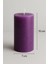 Respira Design Co 7*15 Mor Silindir Mum 1