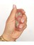 Işıklı Simli Şeffaf Pati Squishy Taba Sukuşi Yumuşacık 6 cm Pati Sukuşi - Pembe 3