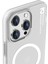 iPhone 15 Pro Magsafe Özellikli Anti Şok Önleyicili Transparan Magnet Plain Sand Kılıf 1