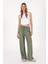 Kadın Koyu Haki Pantolon (Kanvas-Chino) 50309088-VR111 1