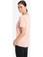 Futura White Tee Dökümlü Hafif Parlak Modal Örme Solmaya Pembe Tişört 2