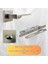 Stılo Inox Kare Rozetli Wc Kapı Kolu ve 40X23MM Saten Wc Gömme Kilit Set 1