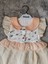 6-24 Ay Rabbit Desenli Kız Bebek Elbise 2