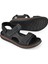 , Erkek Hakiki Deri Sandalet 1511045ZS6 Siyah 4