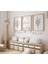 Minimalist Çiçek Temalı Kız Çocuk Odası Tablosu | Çerçeveli 3lü Set | Isme Özel 1