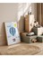 Çerçeveli Mavi Uçan Balon Temalı Erkek Çocuk Odası 3lü Ahşap Tablo Set Baby Shower 4