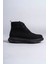 Slw204 Franca Bağcıklı Süet Erkek Spor Bot St - Siyah 4