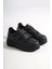 Valencıa Bağcıksız Cırt Cırtlı Ortopedik Taban Kadın Sneaker Spor Ayakkabı St - Siyah 4