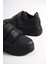 Valencıa Bağcıksız Cırt Cırtlı Ortopedik Taban Kadın Sneaker Spor Ayakkabı St - Siyah 5