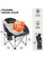 Moonchair Deluxe Katlanır Kamp Sandalyesi Siyah|Gri 3