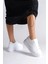 Bıana Bağcıklı Ortopedik Taban Kadın Sneaker Spor Ayakkabı Bt - Beyaz 3