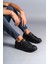 Slw155 Warrior Bağcıklı Ve Fermuarlı Cilt Erkek Günlük Sneaker Ayakkabı Cst - Siyah 1