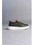 SLW161 Hippo Bağcıksız Cilt Erkek Günlük Sneaker Ayakkabı Cbt - Haki 4