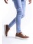 Slw151 Boost Bağcıklı Cilt Erkek Günlük Sneaker Ayakkabı Cbt - Taba 3