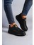 SLW161 Hippo Bağcıksız Cilt Erkek Günlük Sneaker Ayakkabı Cst - Siyah 1
