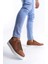 Slw166 Prestige Bağcıklı Cilt Kapitone Desenli Erkek Günlük Sneaker Ayakkabı Cbt - Taba 3