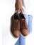 Slw166 Prestige Bağcıklı Cilt Kapitone Desenli Erkek Günlük Sneaker Ayakkabı Cbt - Taba 4