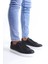 SLW166 Prestige Bağcıklı Cilt Kapitone Desenli Erkek Günlük Sneaker Ayakkabı Cbt - Siyah 1