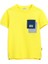 Original Marines Erkek Çocuk Cep Detaylı Tshirt 2-9 Yaş Sarı 1